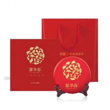 露华春茶香四季单饼礼盒200克